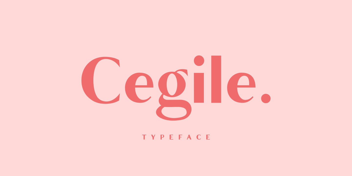 Пример шрифта Cagile
